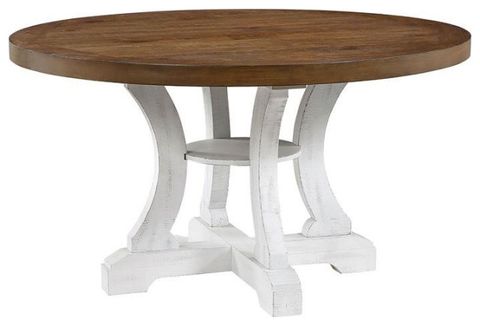 Furniture Of America Muschamp Wood Dining Table In Light Blue And Dark ... with regard to Style Meets Durability The Furniture of America Muschamp Table